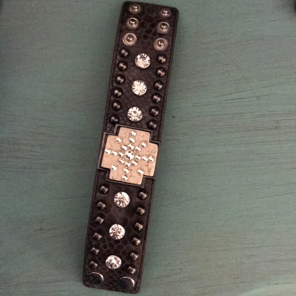 Thick leather cuff